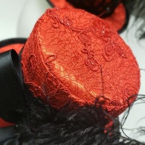 Accessories - Gothic Burlesque Mini Top Hat Accessories - Gothic Burlesque Mini Top Hat